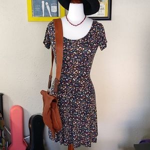 Heart & Hips floral skater mini dress